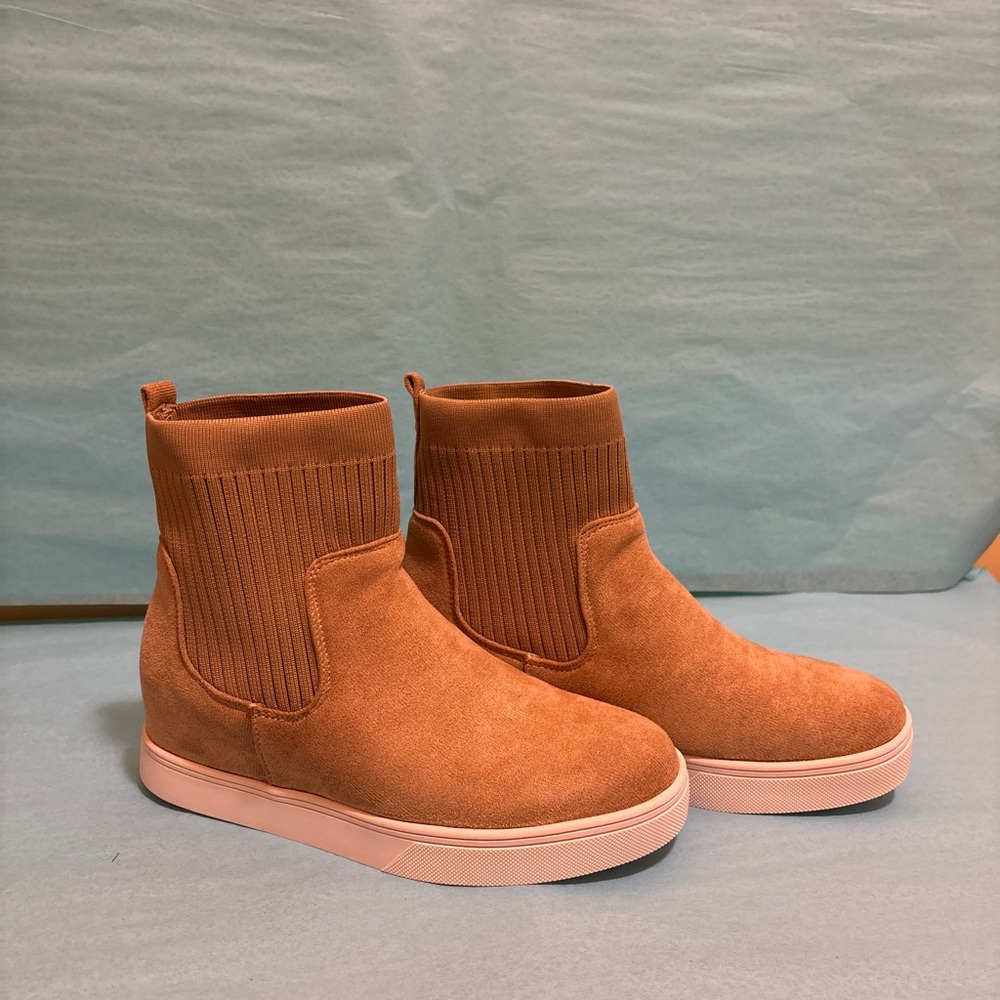 Corkys Camel Colored High-Top Boots